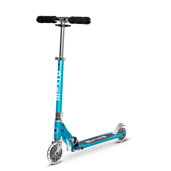 Trottinette Micro Sprite Bleu Océan Grip Rayé