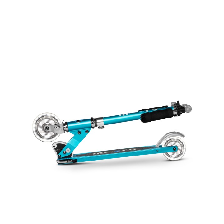 Trottinette Micro Sprite Bleu Océan Grip Rayé