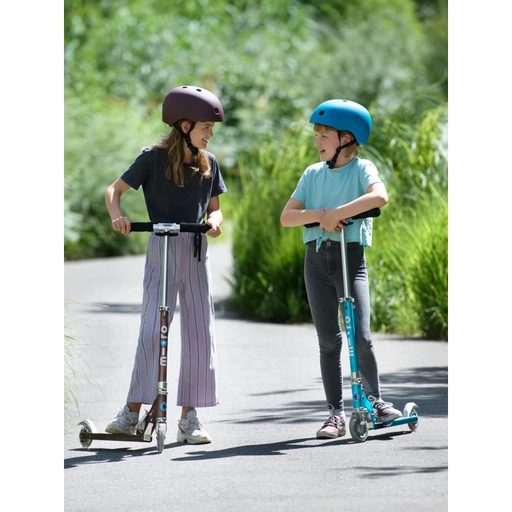Trottinette Micro Sprite Bleu Océan Grip Rayé