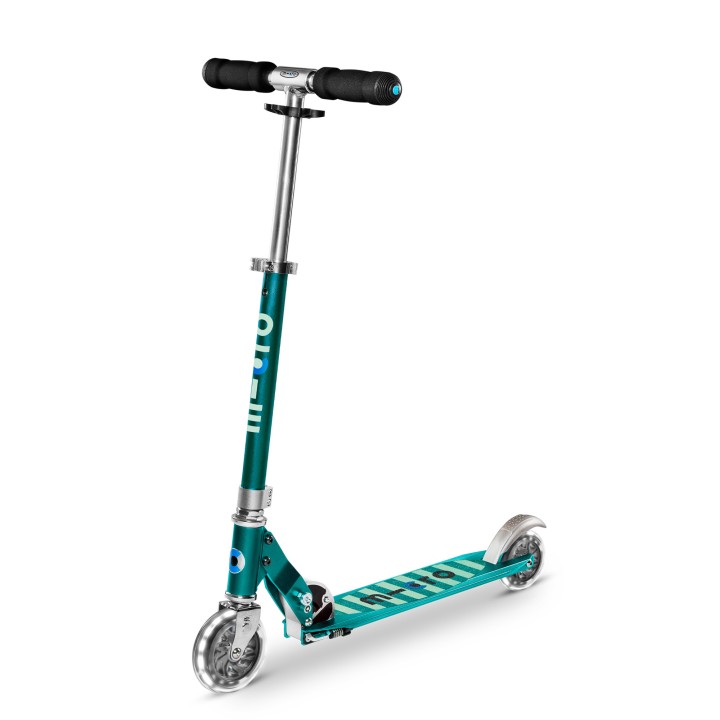 Trottinette Micro Sprite Bleu Saphir Grip Rayé
