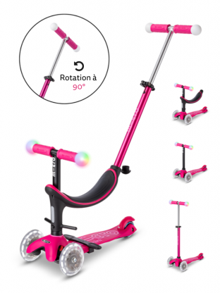 Mini Micro 3en1 Révolution Magic - Rose
