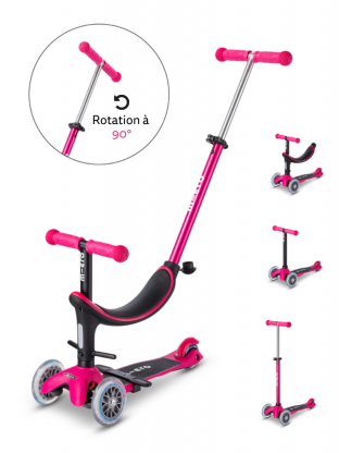 Mini Micro 3en1 Révolution - Rose