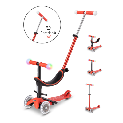 Mini Micro 3en1 Révolution Rouge
