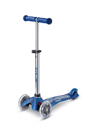 Mini Micro Deluxe Glitter LED - Bleu