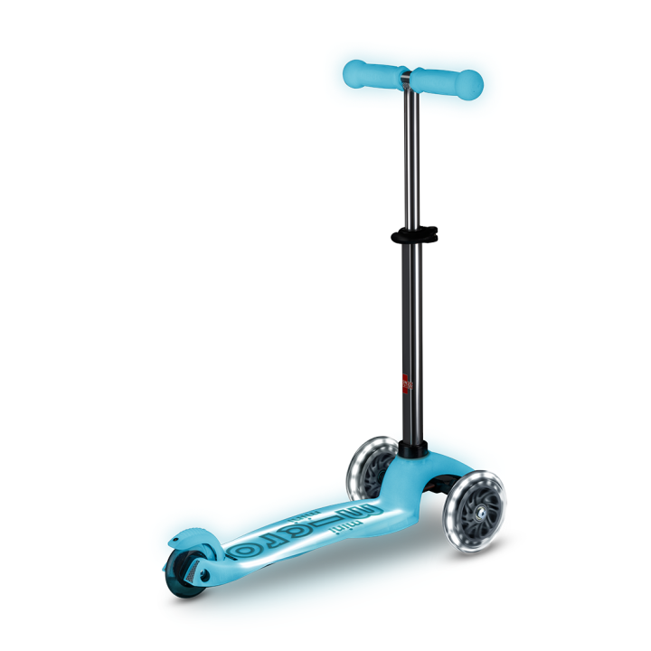Trottinette enfant Mini Micro Deluxe Glow Aqua LED