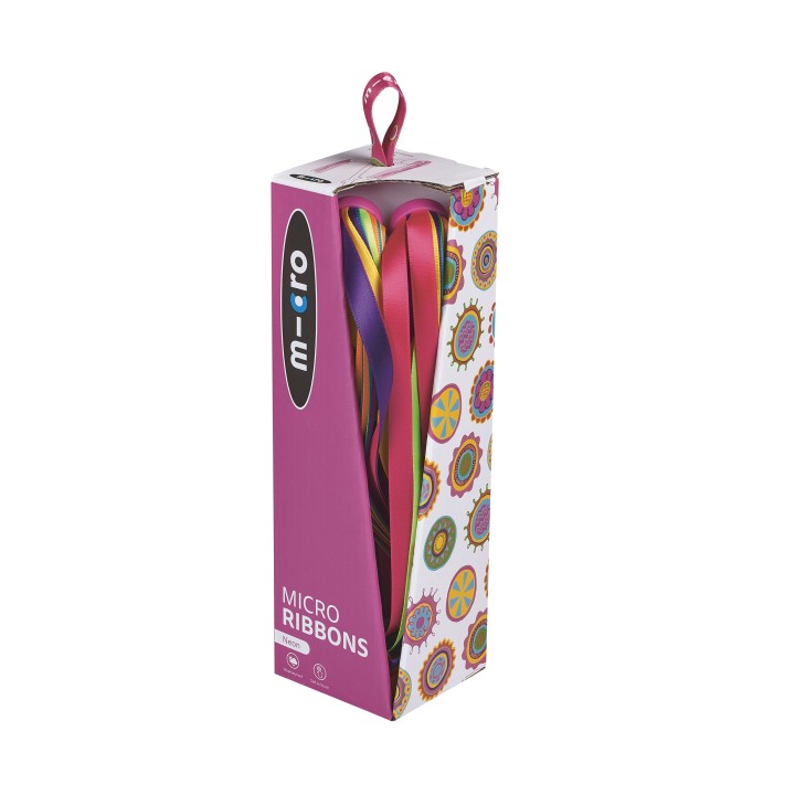 Rubans multicolore pour trottinette Micro