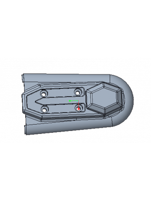Couvercle de fourche gauche et droite + vis