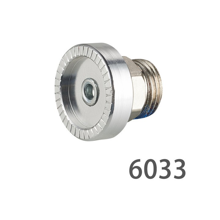 Bouton poussoir argent