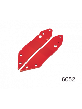 Plaques rouges gauches et droites