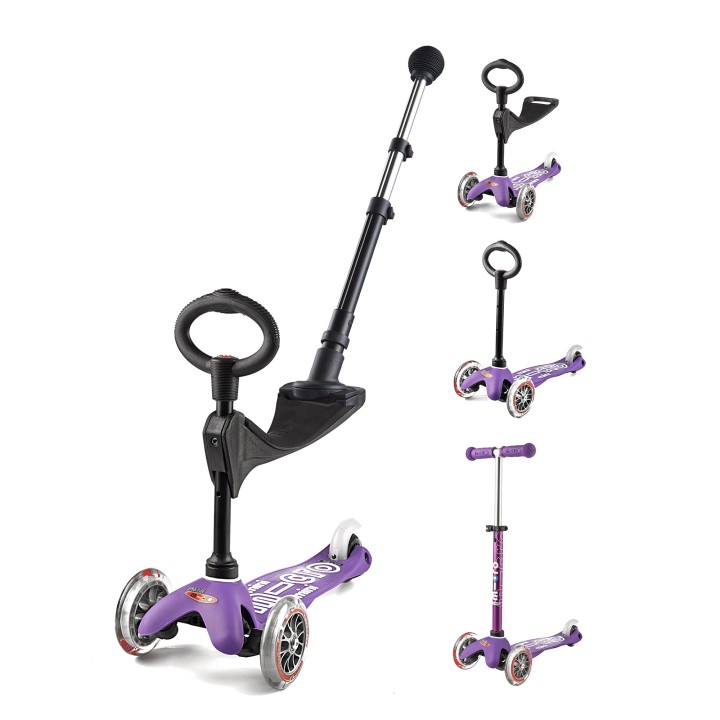Mini Micro 3en1 Deluxe Push Violet