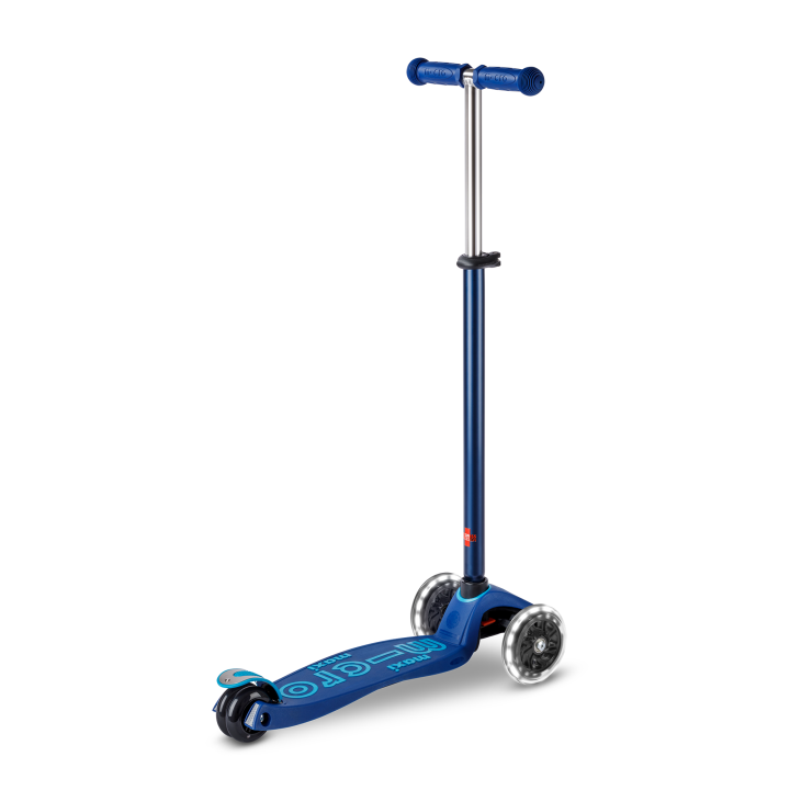 Trottinette enfant Maxi Micro Deluxe Bleu Navy LED