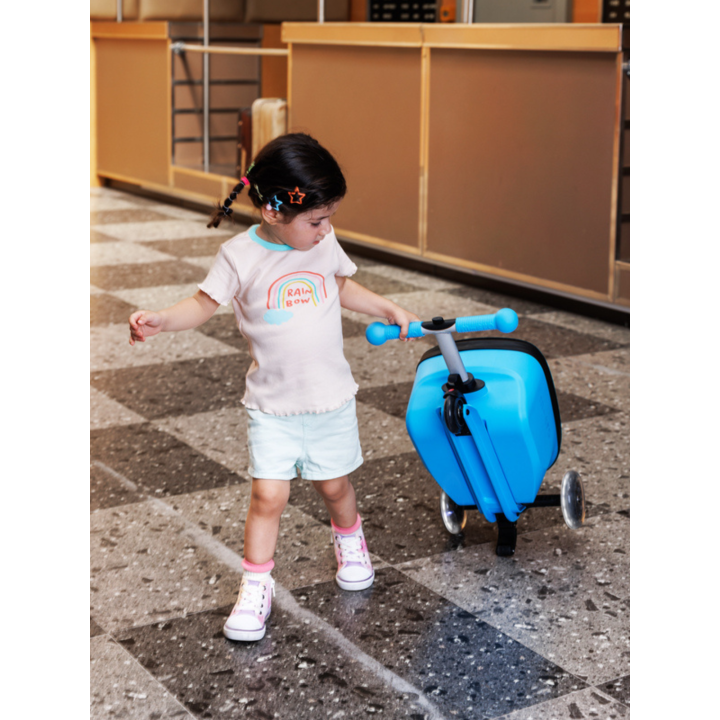 Micro Luggage Junior Patch & Play Bleu