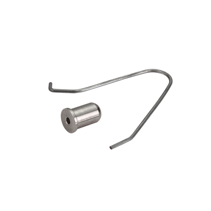 Bouton poussoir et ressort tube de direction