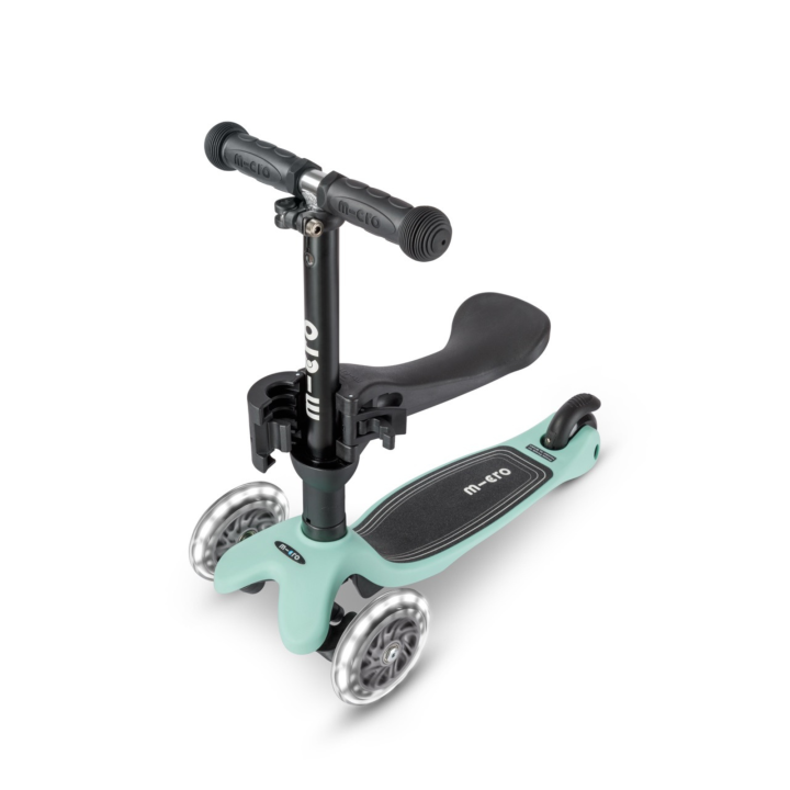Trottinette évolutive Mini Micro 3en1 Lite Mint LED