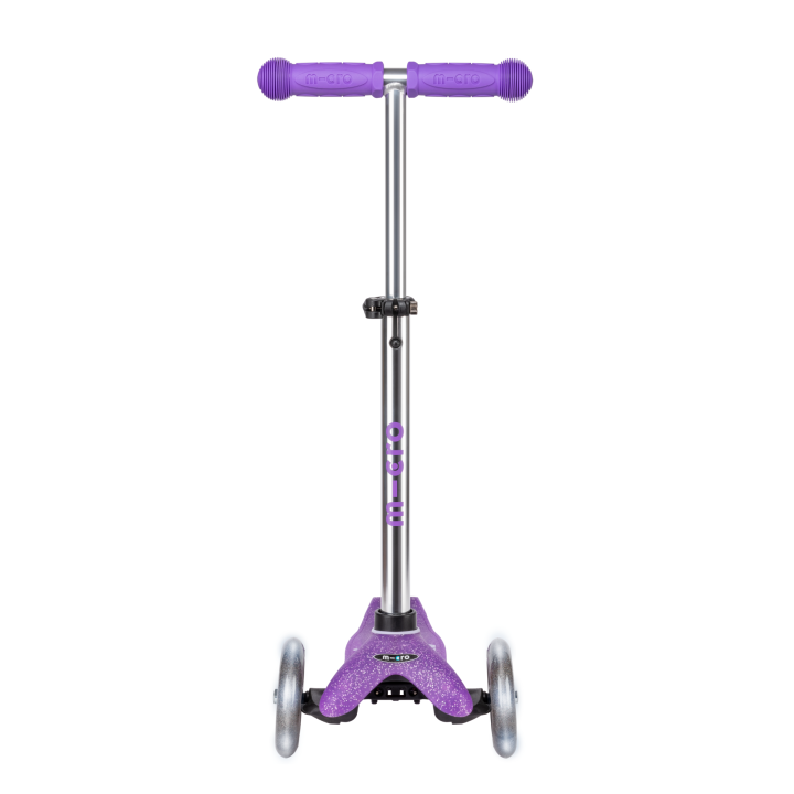 Trottinette enfant Mini Micro Deluxe Glitter Rose LED