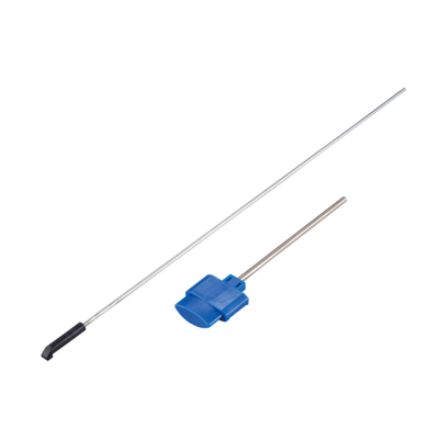 Bouton poussoir bleu