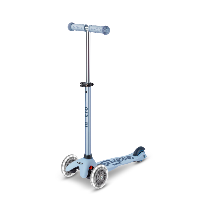 Trottinette Micro Mini2Grow 2.0 Bleu Ardoise LED