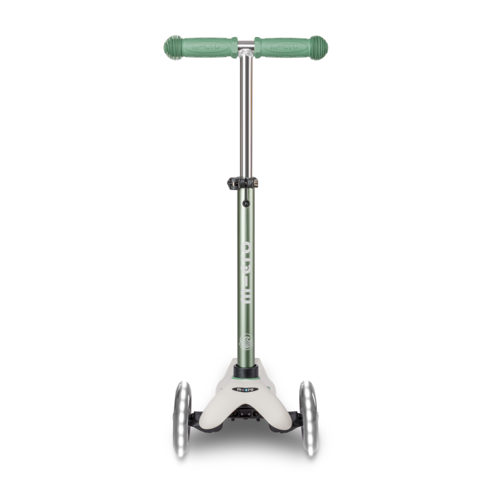 Trottinette 3 roues Mini Micro Deluxe Eco Pistache LED