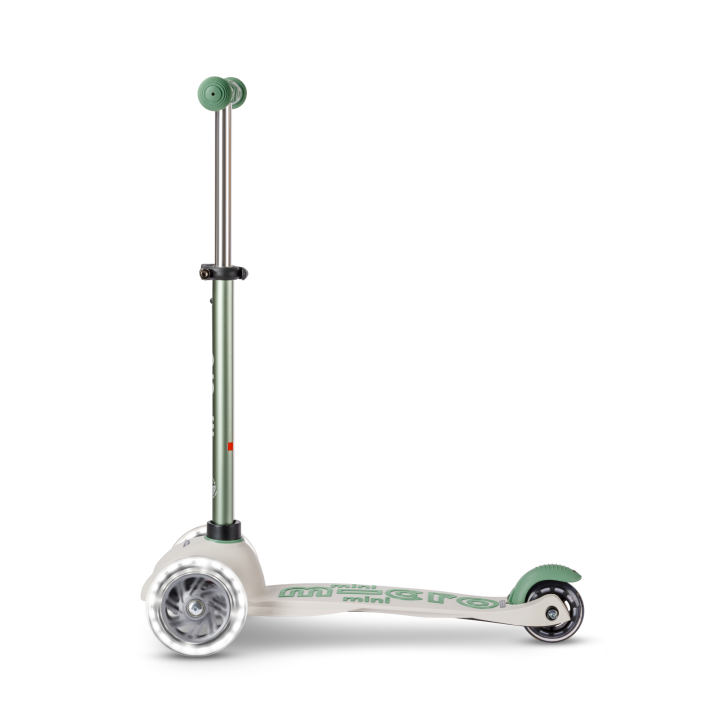 Trottinette 3 roues Mini Micro Deluxe Eco Pistache LED