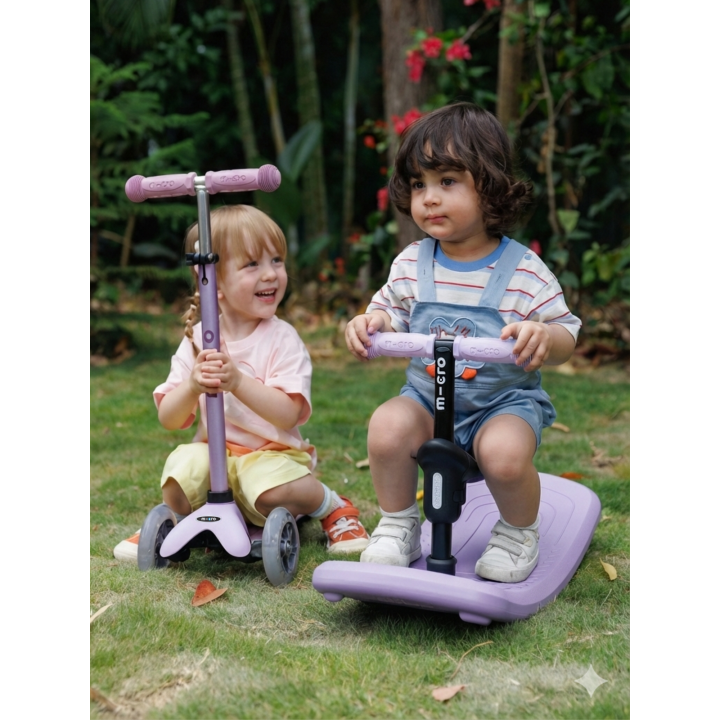 Trottinette Mini Micro Deluxe Rock & Go Lavande LED
