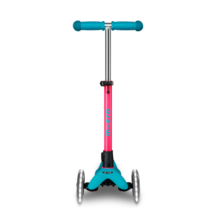 Trottinette 3 roues Mini Micro Deluxe Neon LED Marine Pink