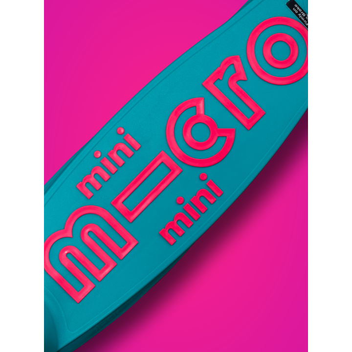 Trottinette 3 roues Mini Micro Deluxe Neon LED Marine Pink