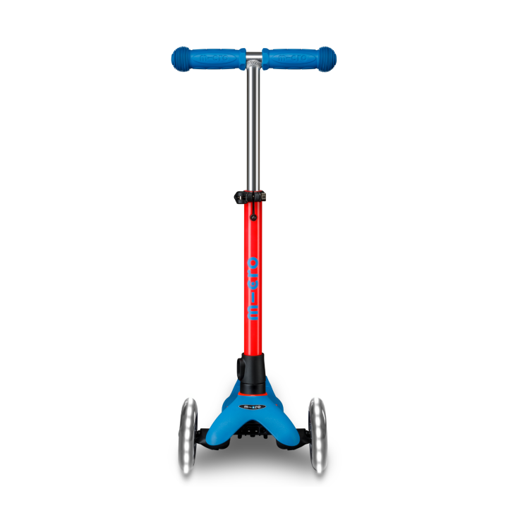 Trottinette 3 roues Mini Micro Deluxe Neon LED Flashing Red