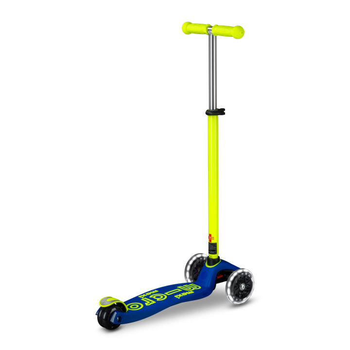 Trottinette enfant Maxi Micro Deluxe Néon Jaune Canari LED