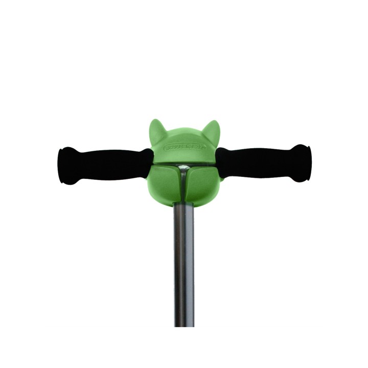 Tête de dino vert