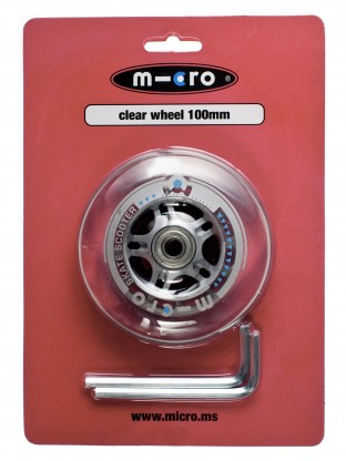 Roue arrière 100 mm pour Trottinette enfant Micro Sprite, Micro Light et Kickboard Original