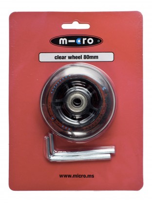 Roue arrière 80 mm pour trottinette 3 roues enfant
