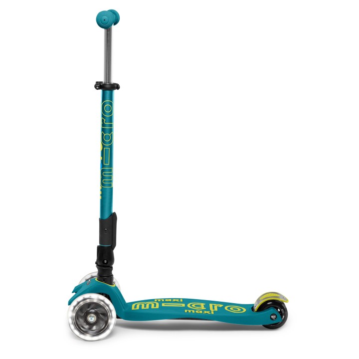 Trottinette Maxi Micro Deluxe pliable Bleu roues LED