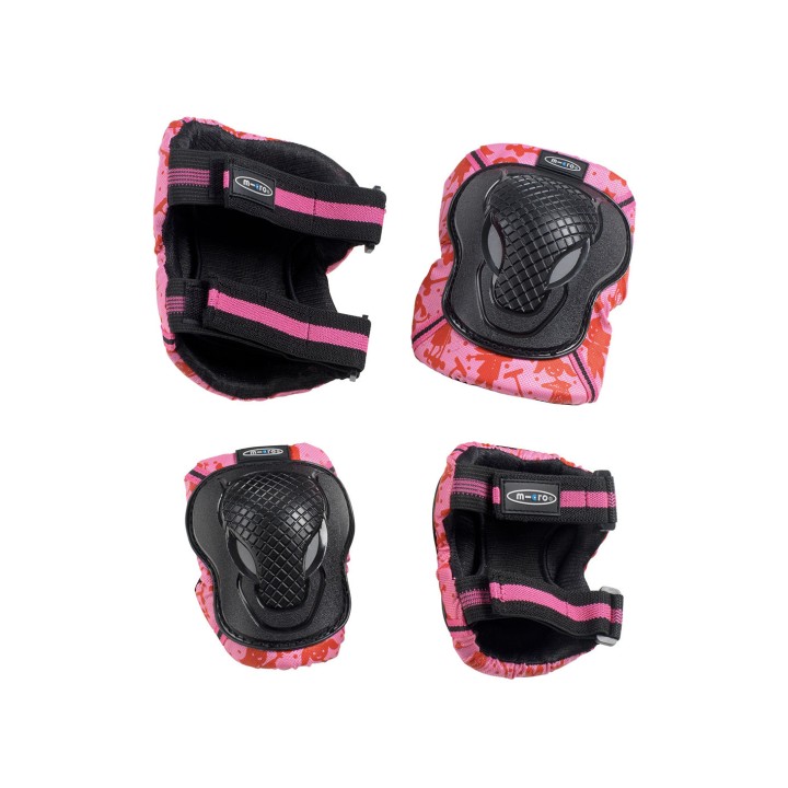 Kit genouillères coudières rose taille M 