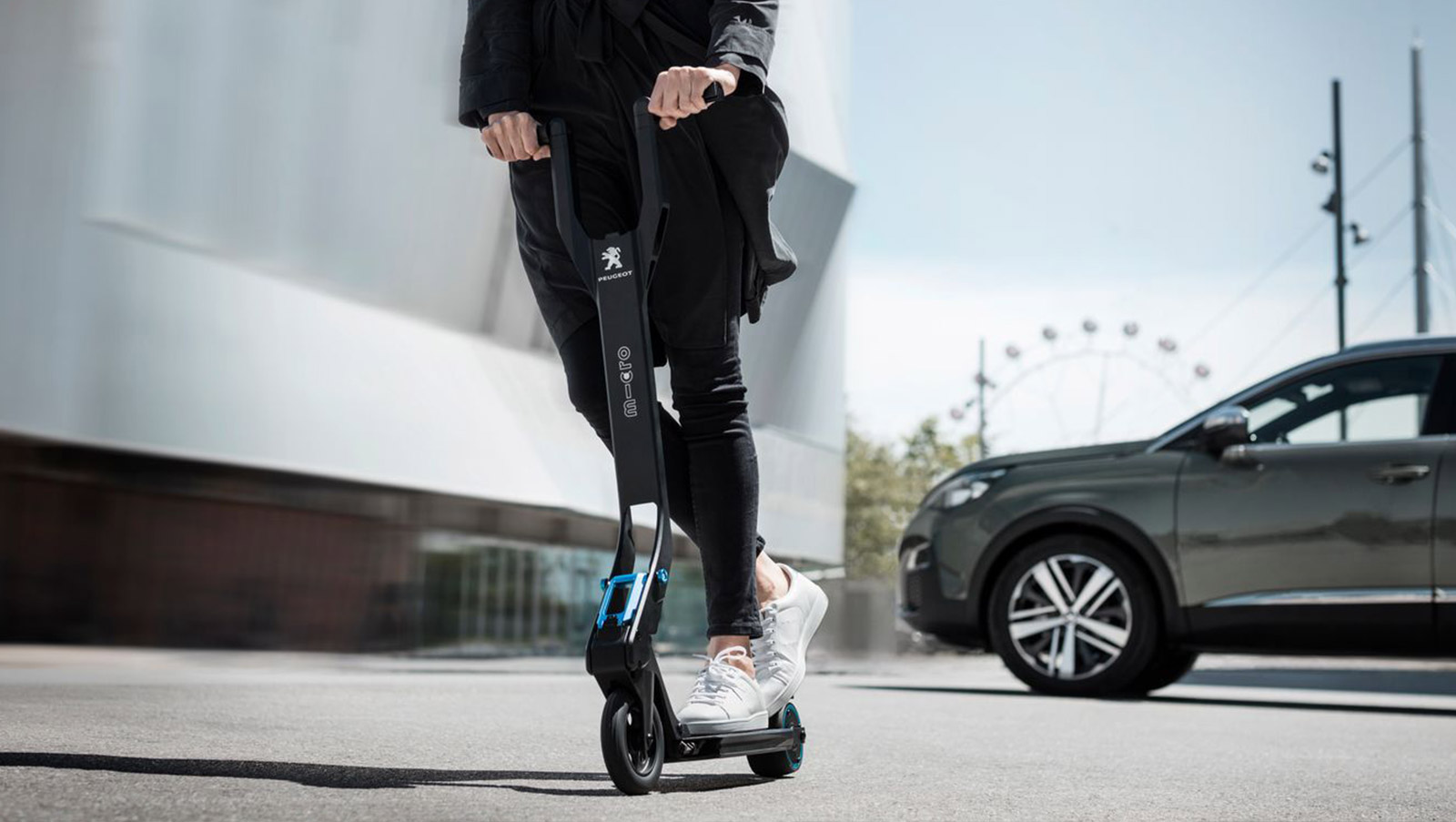 Image trottinette Micro E-Kick en colloboration avec Peugeot Image trottinette Micro E-Kick en colloboration avec Peugeot