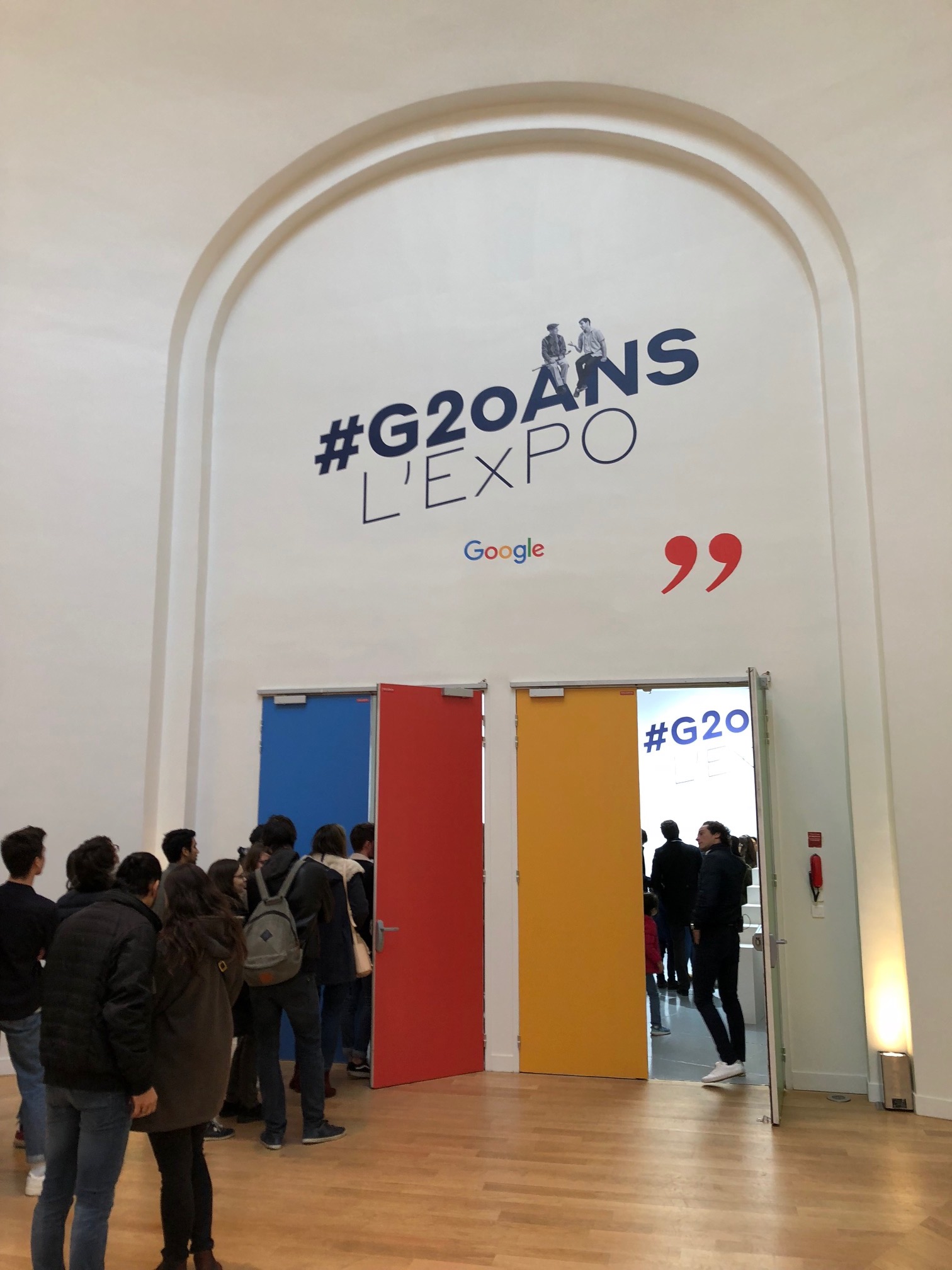 Exposition pour les 20 ans de Google Exposition pour les 20 ans de Google
