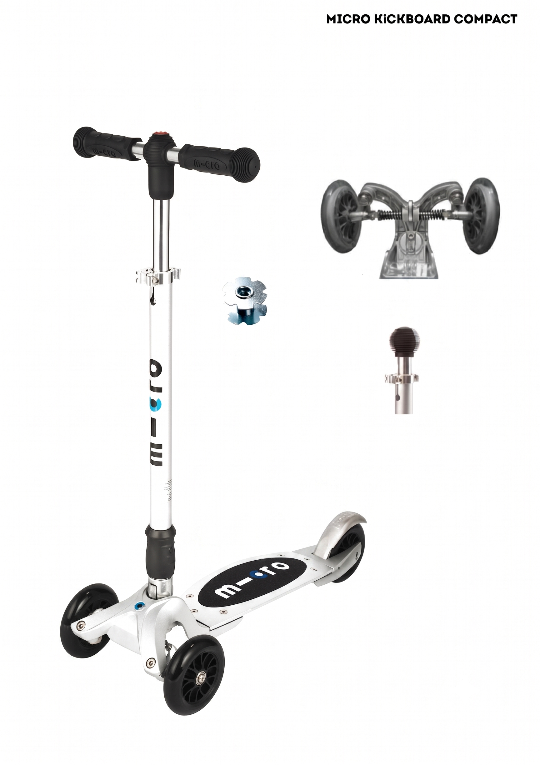 Emplacement des pièces détachées — Kickboard Compact